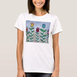 Tasstryckblommor T-shirt