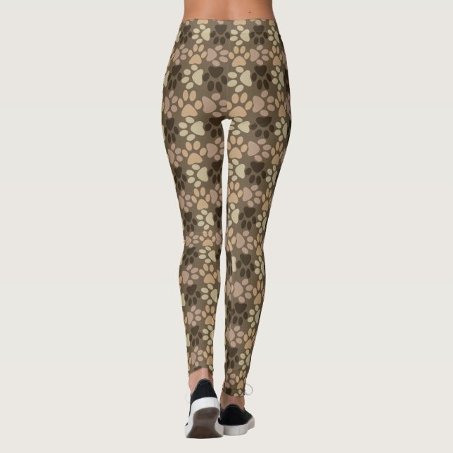 Tasstryckdesign Leggings (Baksida)