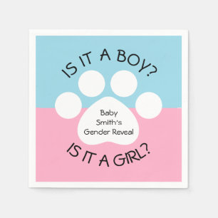 Tasstryckgender avslöjer pappersservett