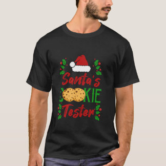 Tast om jultomten Cookie Tester jul T Shirt