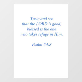 Taste and See that the Lord Is Good