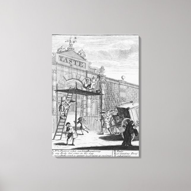 Taste, eller Burlington Grind, 1732 Canvastryck (Framsida)