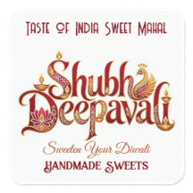 Taste Of India Small Biz Diwali-kampanj Påfågel 