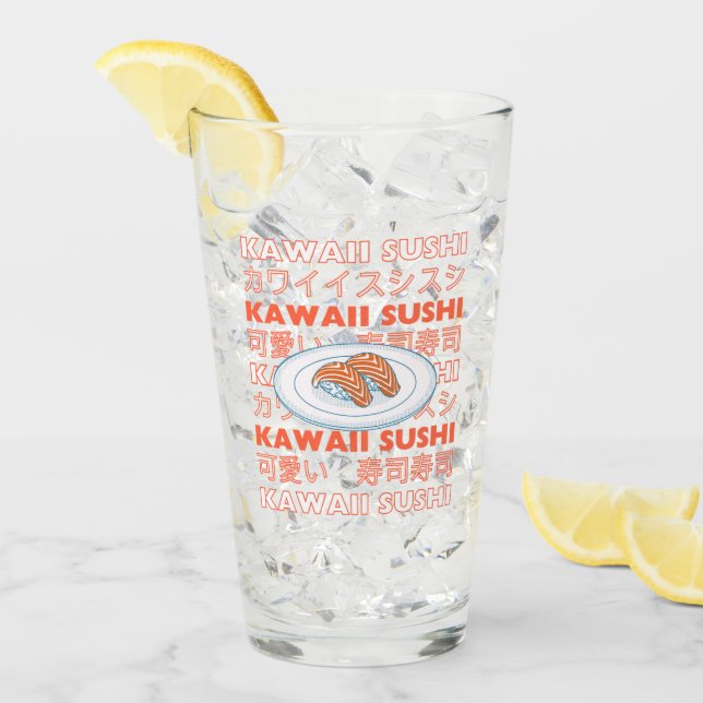 Taste of Japan Text & Sushi Glaskopp (Framsida Ice)