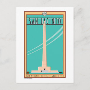 TASTE TEXAS-San Jacinto Monument- Vykort
