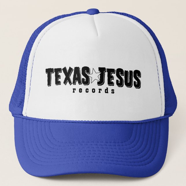 tasteful Texas Jesus hatt Truckerkeps (Framsida)