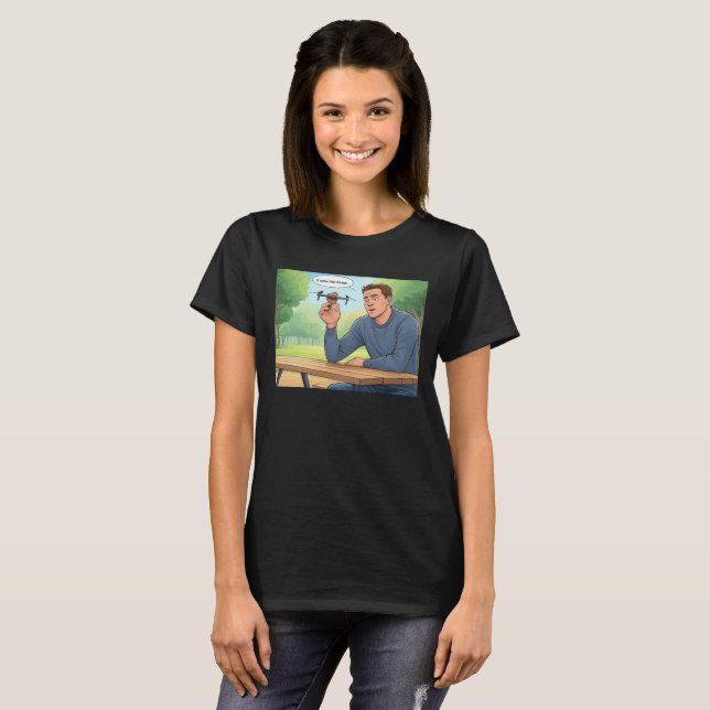 Tastes som Chickers svarta T-shirt (Hel framsida)