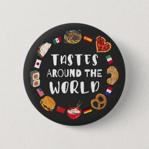 Tastes värld runt knapp