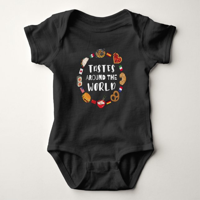 Tastes värld runt t shirt (Framsida)