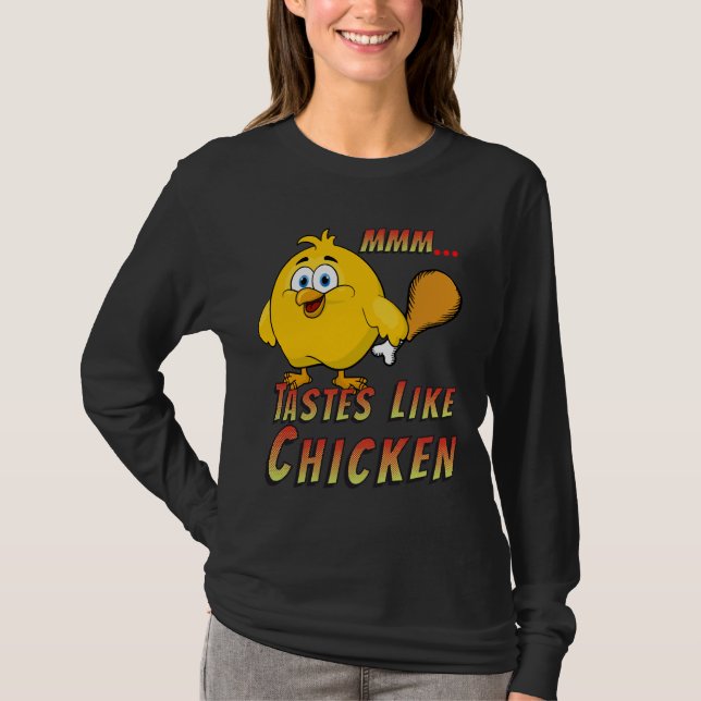 Tastor som kyckling t shirt (Framsida)