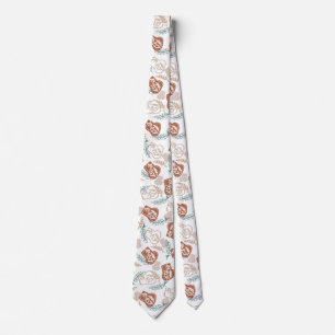 Tasty Bread Toast Mönster Neck Tie Slips