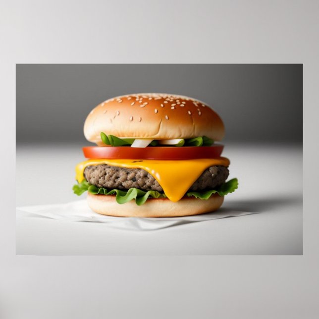 Tasty Cheeseburger Poster (Framsidan)