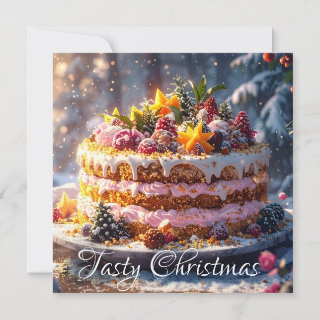 TASTY CHRISTMAS JULKORT (Framsida)