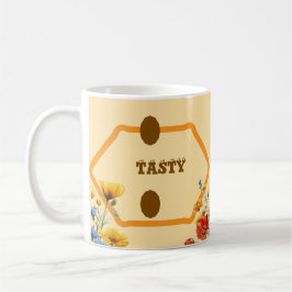 Tasty Coffee Beans & Floral Mug Sticker – Vintage  Kaffemugg