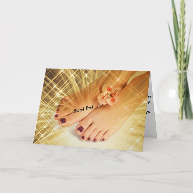 Tasty Feet Kort (Framsida)