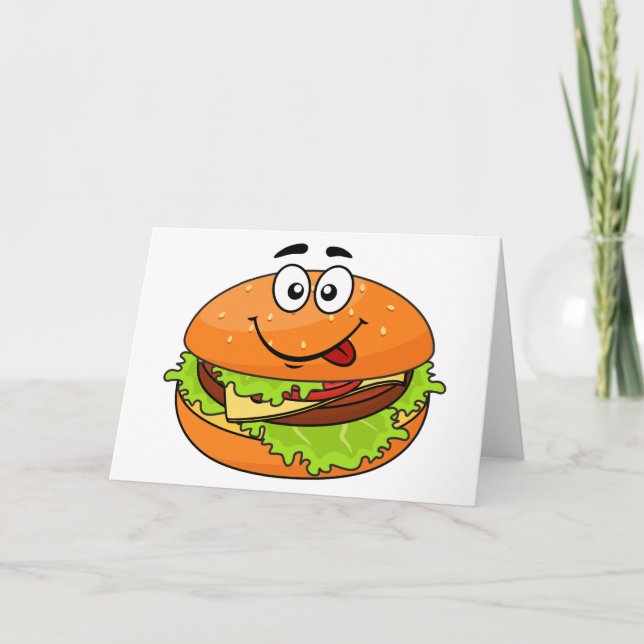 Tasty Hamburger Kort (Framsida)