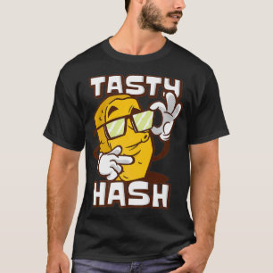 Tasty Hash  Breakfast Food Hash Brown grill  T Shirt