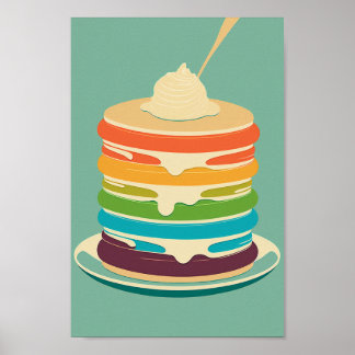 Tasty Pancakes Poster