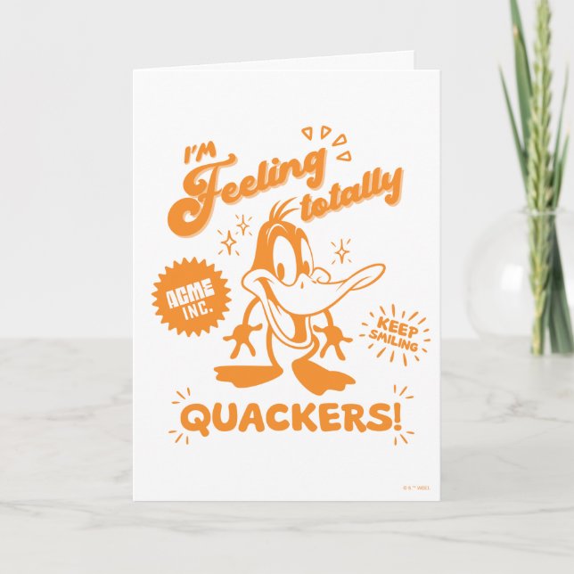 Tasty Retro DAFFY ANKA™ Kort (Framsida)