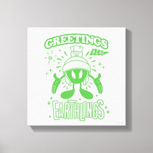 Tasty Retro MARVIN MARTIAN™ Canvastryck (Framsida)