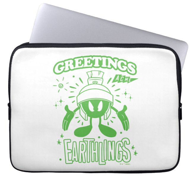 Tasty Retro MARVIN MARTIAN™ Laptop Fodral (Framsidan)