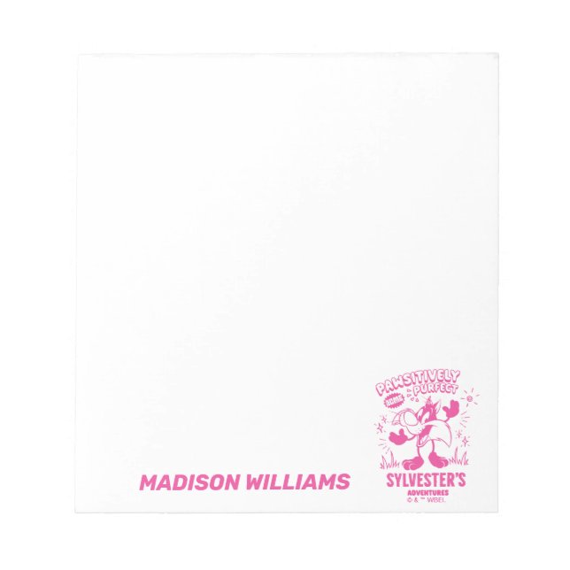 Tasty Retro SYLVESTER™ Anteckningsblock (Framsida)