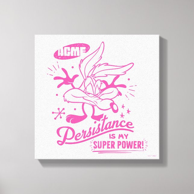 Tasty Retro WILE E. COYOTE™ Canvastryck (Framsida)