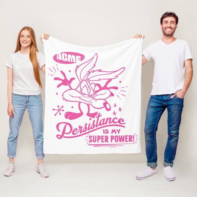 Tasty Retro WILE E. COYOTE™ Fleecefilt (På plats)