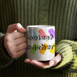 Tasty Summer Popsicle Mönster Lacher Gift Kaffemugg