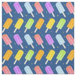 Tasty Summer Watercolor Popsicle Mönster Tyg