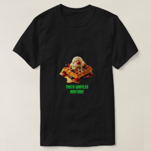 Tasty Waffle : Golden and Crispy Waffles T Shirt
