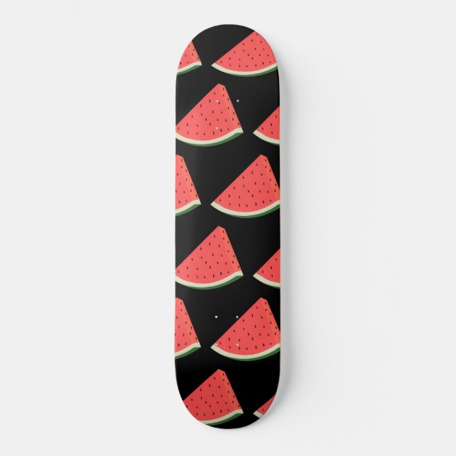 Tasty Watermelon - Söt Mini Skateboard Bräda 18,5 Cm (Framsida)