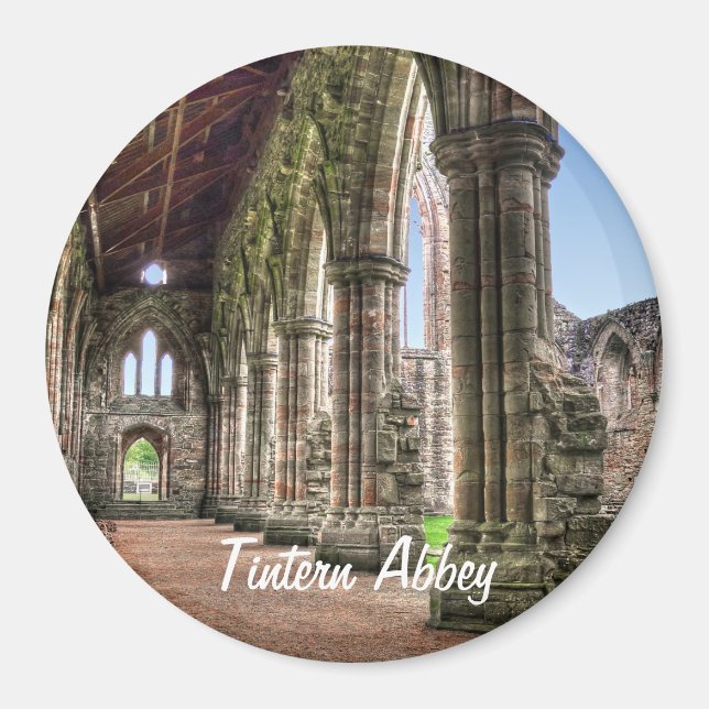TAT Abbey, Cistercienklostret, Wales Magnet (Framsidan)