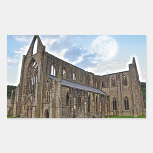 TAT Abbey, Cistercienklostret, Wales Rektangulärt Klistermärke
