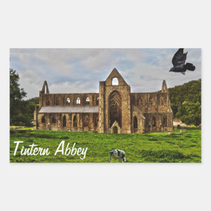 TAT Abbey, Cistercienklostret, Wales Rektangulärt Klistermärke