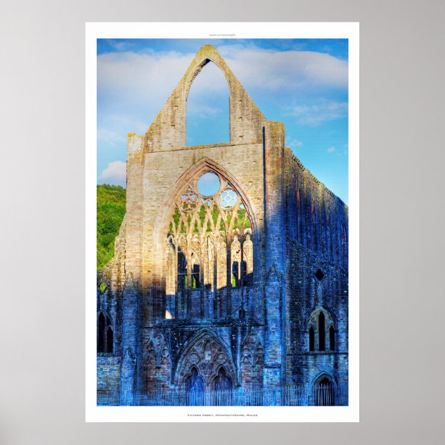 TAT Abbey VII, Cistercian Monastery Wales Poster (Framsidan)