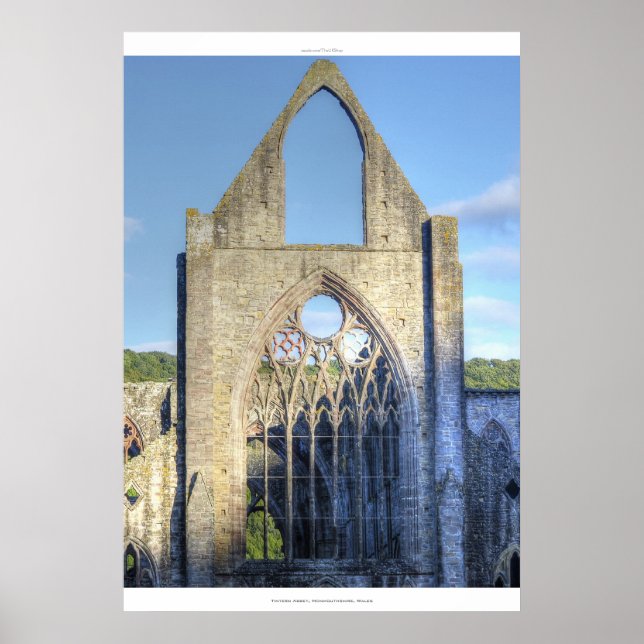 TAT Abbey VII, Cistercian Monastery Wales Poster (Framsidan)