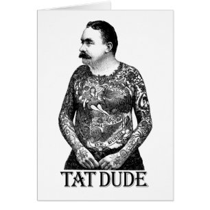 Tat-Dude Hälsningskort