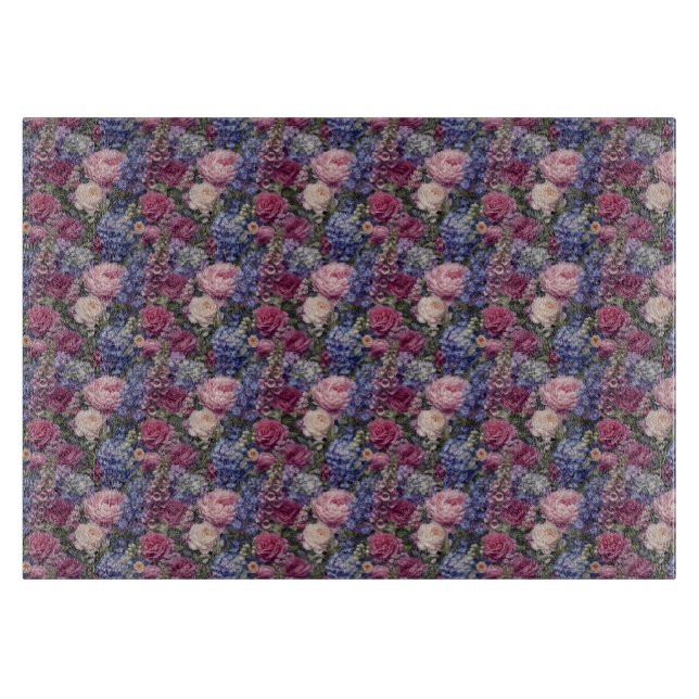 Tät engelsk trädgårdsblomsterarrangemang (Framsidan)