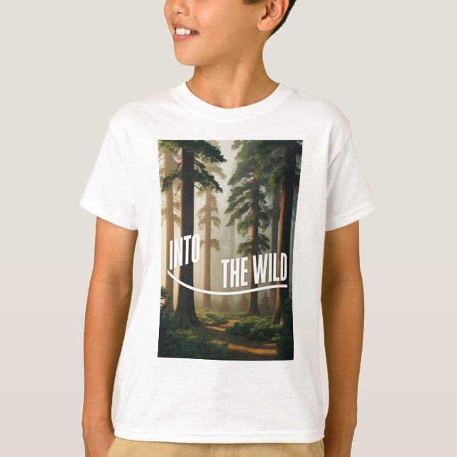tät gräs-skog t shirt (Framsida)
