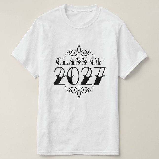 Tat Klass 2027 Examen T Shirt (Design framsida)