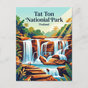 Tat Ton nationalpark Thailand Vykort
