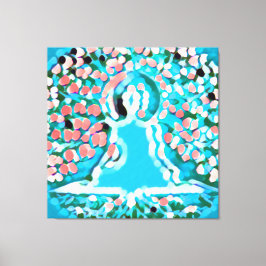 Tat Tvam Asi | Blue Aura, Buddha Canvastryck