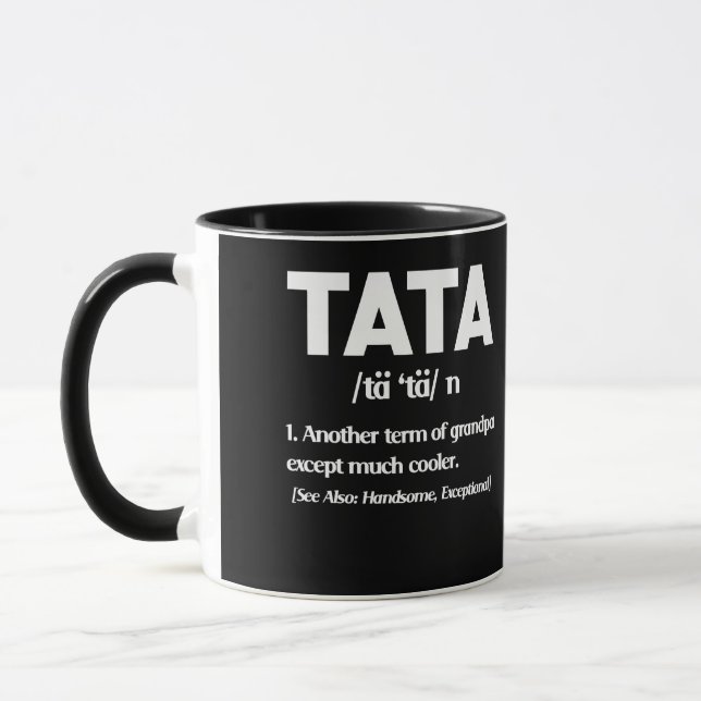 Tata definition funny Grandpa Mugg (Vänster)