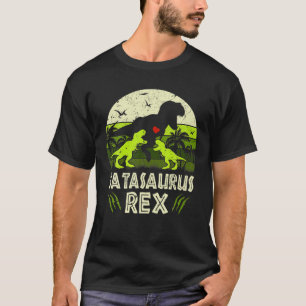 Tata Dinosaur T Rex Tatasaurus 2 Kids Family Match Shirt