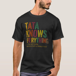 Tata känner till allt Grandpa Fars dag T Shirt
