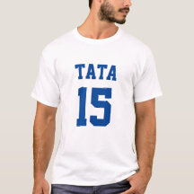 Tata Serbian Pappa Blue Jersey nummer 15