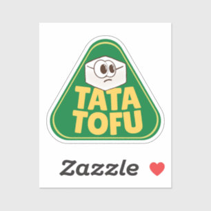 TATA TOFU CUTE ANIME TOFU PUN KLISTERMÄRKEN