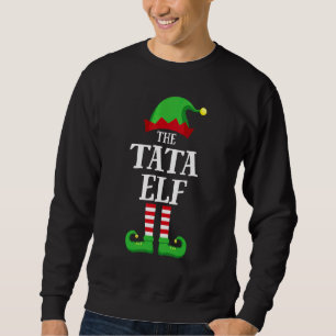 Tata Tomte Matchande Jul Familj Grupp Pyjamas Lång Ärmad Tröja