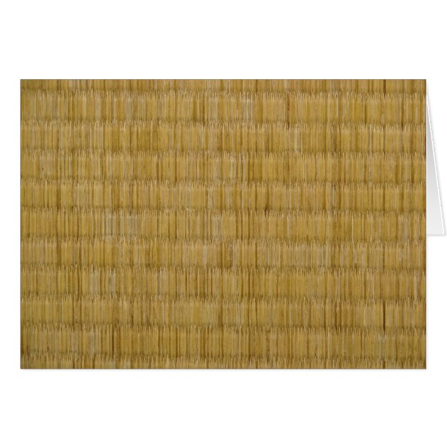 Tatami Mat 畳 Hälsningskort (Framsidan Horizontal)